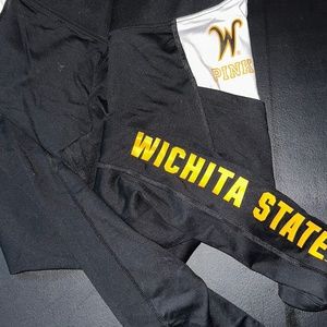 Pink Wichita State leggings (medium)